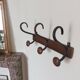 Vintage wooden coat rack