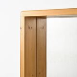 Miroir en pin vintage, Les Arcs, 1973