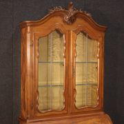 Élégante vitrine italienne à double corps des années 1950