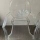 Ensemble Philippe Starck Kartell table à manger Top Top et 2 fauteuils Louis Ghost