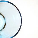 Set of 4 Iittala / Kaj Franck 'Kartio' drinking glasses / 'glacier blue' / Mid Century Modern design / Finland