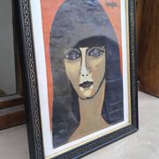 Portrait of a woman by Guy Rougon 1960