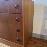 Scandinavian teak chest of drawers, 1960.
