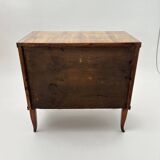 Biedermeier Chest of Drawers in Ebonized & Gilded Cherry Wood, Franconia, 1820s