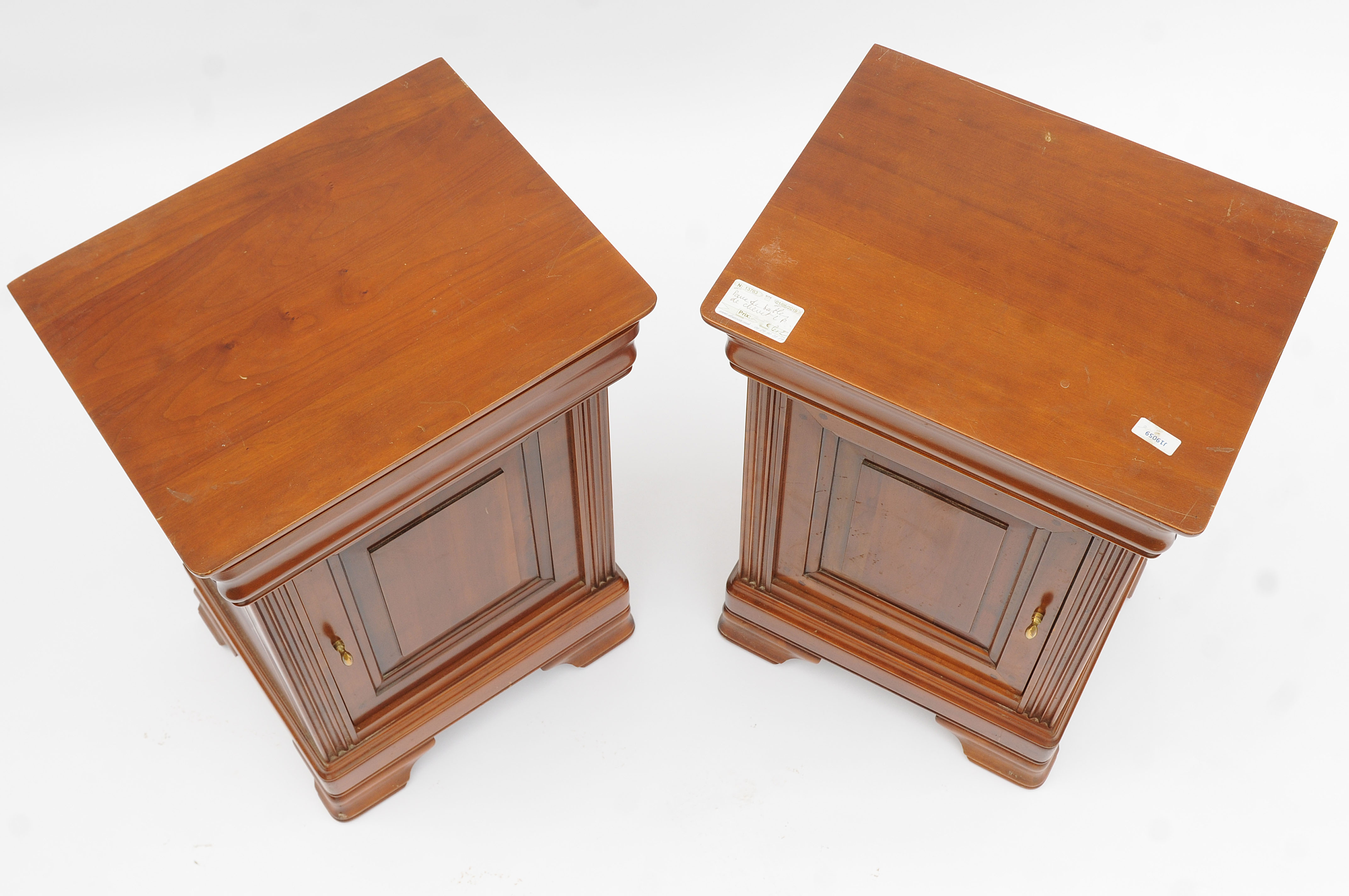 Louis Philippe style bedside pair