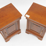 Louis Philippe style bedside pair