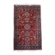 Handmade vintage Persian Sarouk rug 76cm x 122cm, 1970s