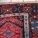 Antique Persian Handmade Hamadan Runner Rug, 3.4' x 7.7' (106cm x 237cm), 1920s