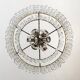 Mid-Century Modern crystal chandelier attributed to Bakalowits.