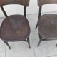2 chaises de bistrot EM JEAN PROUVE vintage année 50
