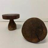 Brutalist mushroom stool