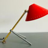 Pinocchio table and wall lamp by H. Busquet For Hala Zeist, Ca. 1950s