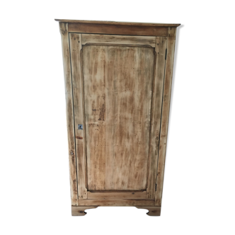 Armoire une porte bois blanc