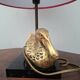 Hollywood Regency duck lamp in bronze