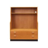 Ash bookcase, Danish design, 1970s, designer: Børge Mogensen, manufacturer: Søborg Møbler