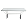 MK10078 Table basse en métal et verre par Niels Bendtsen