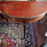 Light mahogany side table or console