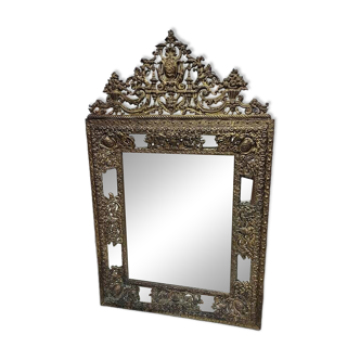 ANCIENT MIRROR WITH PARCLOSES FROM THE NAPOLEON III ERA