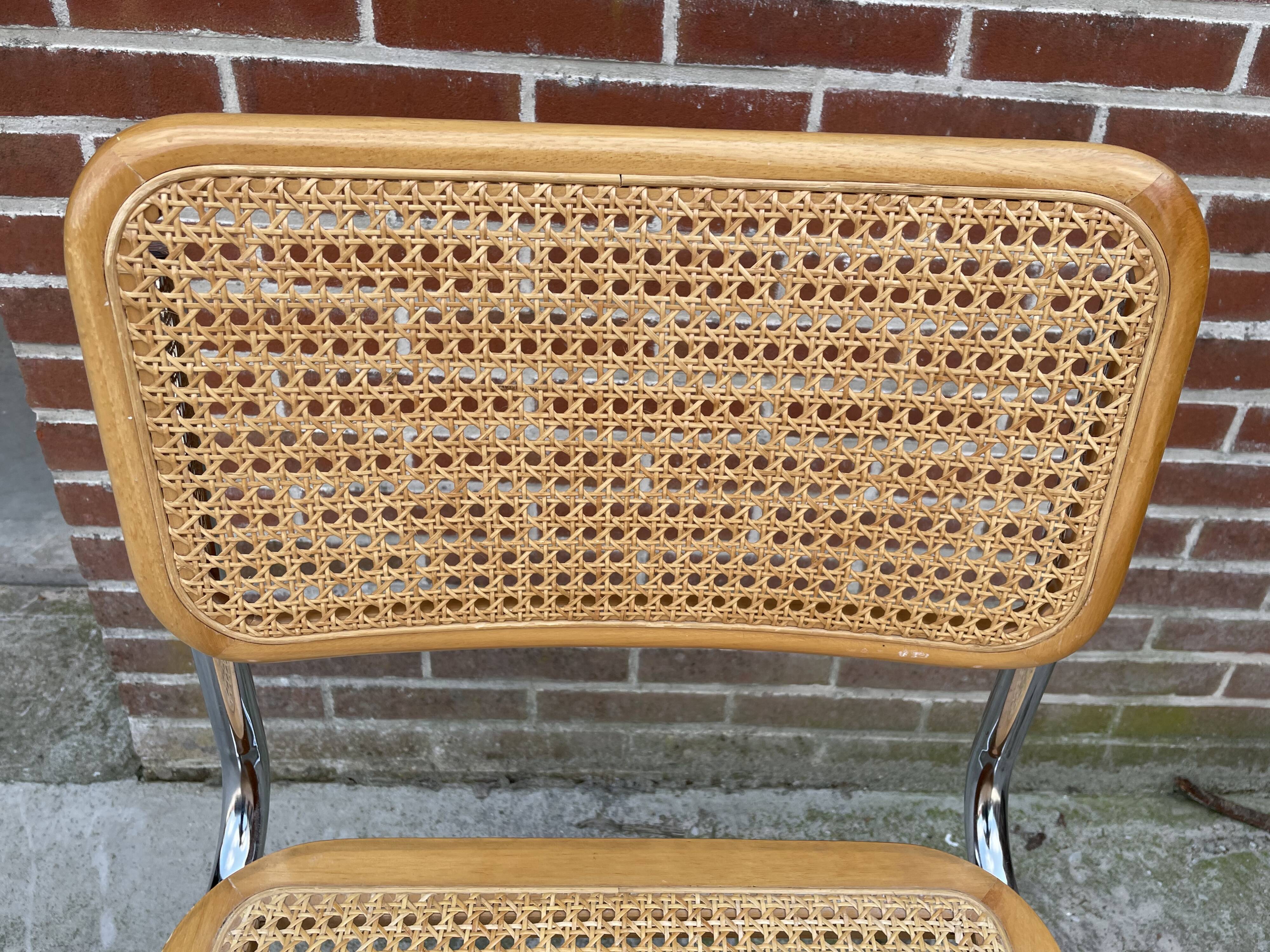Cesca chair b32 model design Marcel Breuer