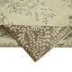 Tapis beige anatolien tissé à la main 188 cm x 301 cm