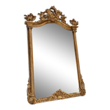 Ornate antique french mirror c1860