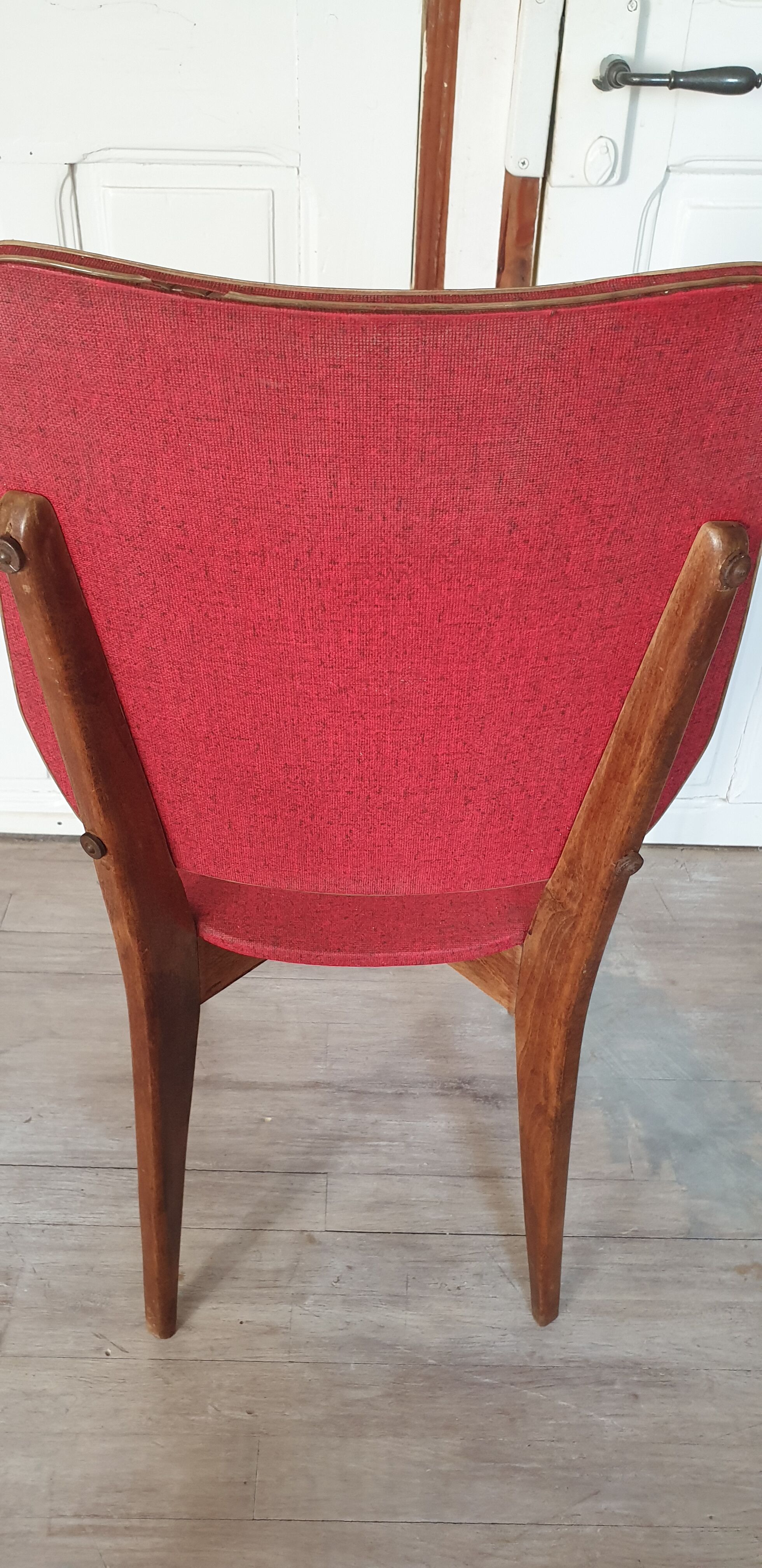Red vintage chair