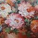 Huile sur toile fleurs