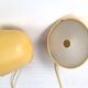 Pair of vintage space age adjustable bedside wall lights