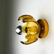 Carlo Nason sconce for Mazzega Murano, orange Murano blown glass Italy, 1970s