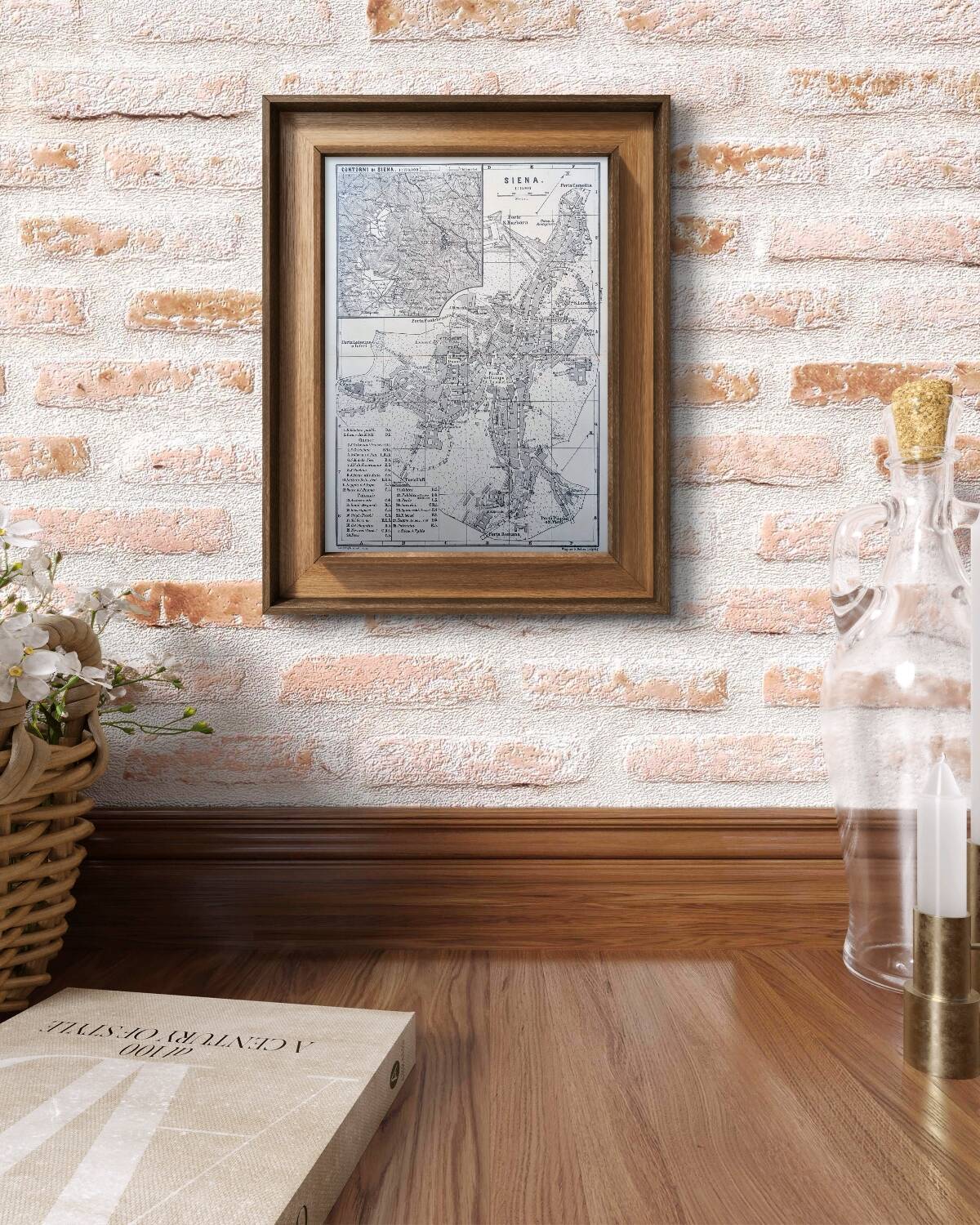 Printed in 1894, Siena, Italy.