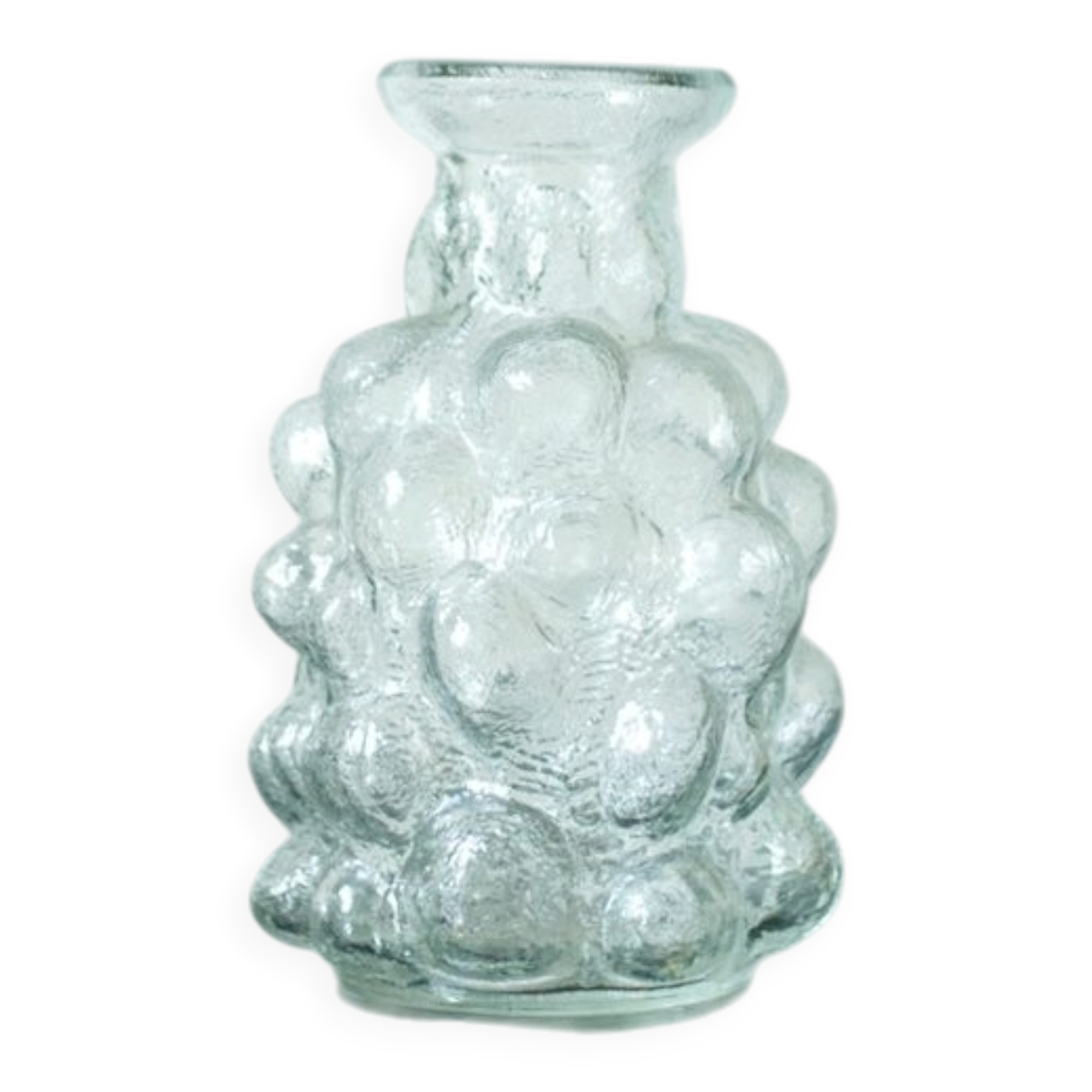 Bubble glass vase by Pavel Pánek, 1970s