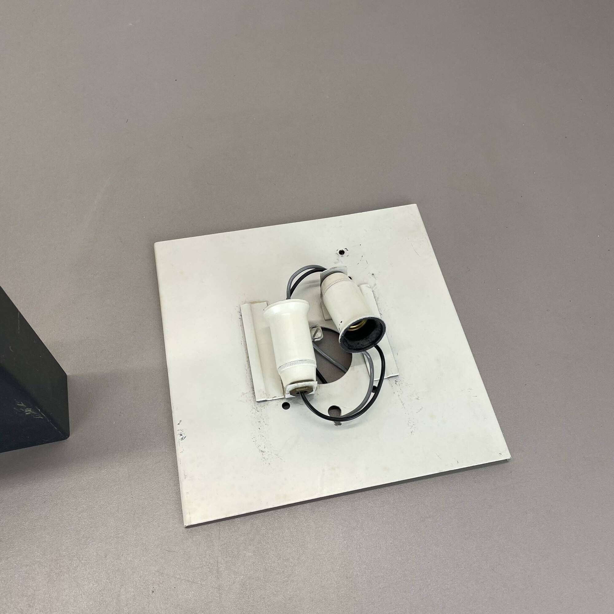 rare cubic Charlotte Perriand LES ARCS Style Wall Light by COSACK, Germany