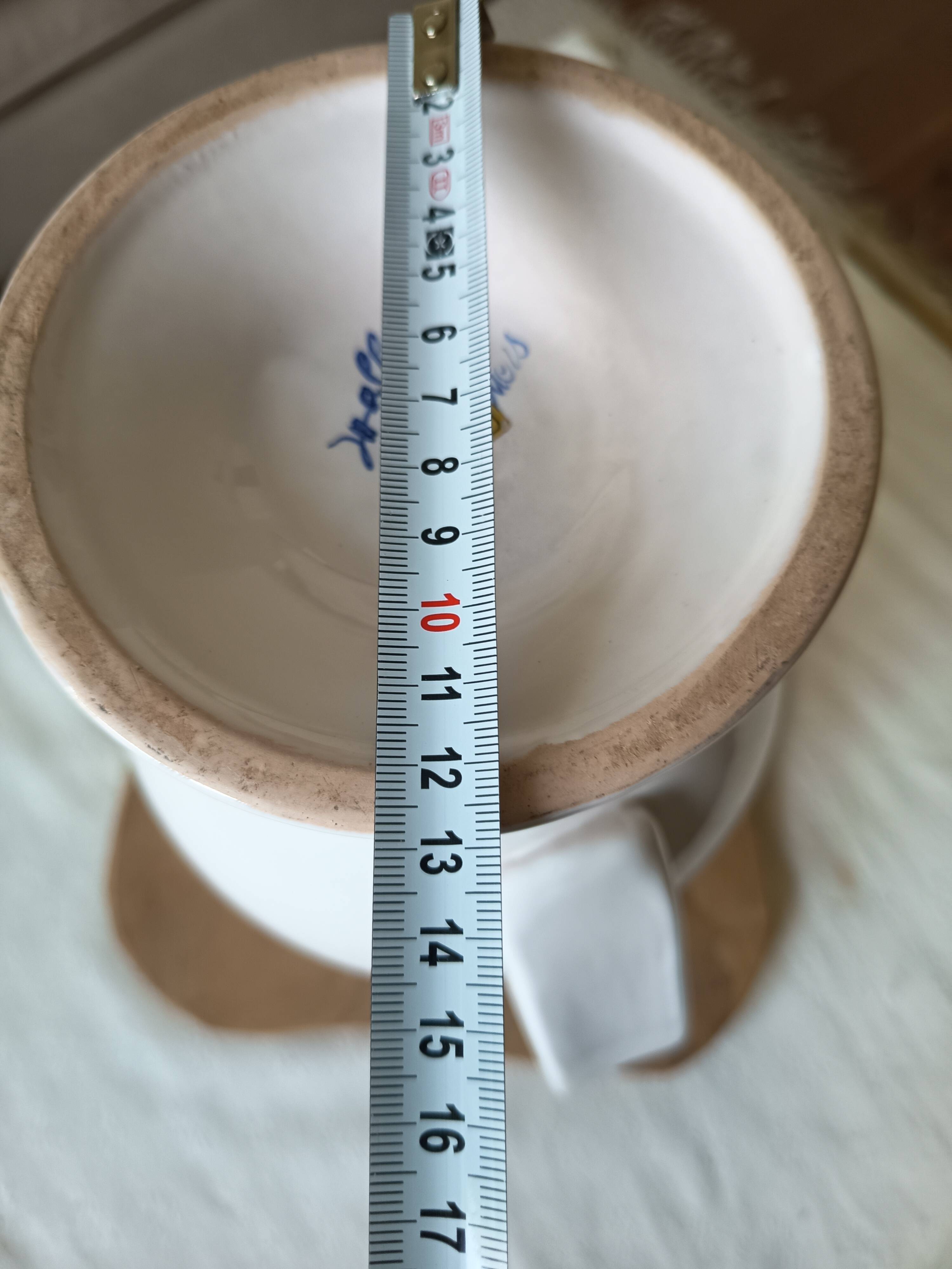 Rare Aiguière Vase in Moustiers Faience – Signature Melchior Marseille