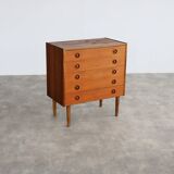 Commode vintage | teck | années 1960 | danois