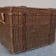 Travel trunk 1900 in wicker