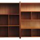 Bibliothèques en teck danois par Grete Jalk, ensemble de 2