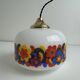 VINTAGE OPALINE SUSPENSION LIGHT 1970