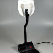 1960s 1970s Gooseneck Table Lamp Adjustable Space Age in Metal & Plastic
