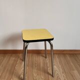 Yellow Formica stool