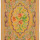 Handmade Vintage Moldovan Yellow Kilim 200 cm x 300 cm