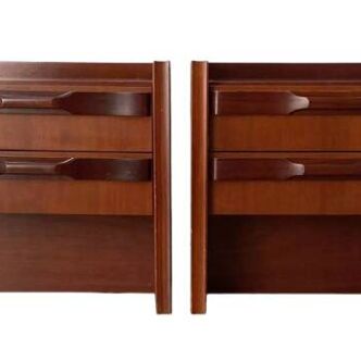 Pair of Scandinavian style bedside tables