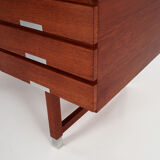 Teak desk design by Kai Kristiansen scandinavian design of the 1970s
