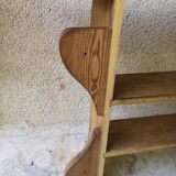 Antique solid wood wall shelf