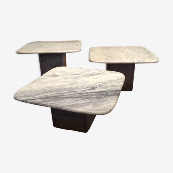 Ensemble de tables en marbre