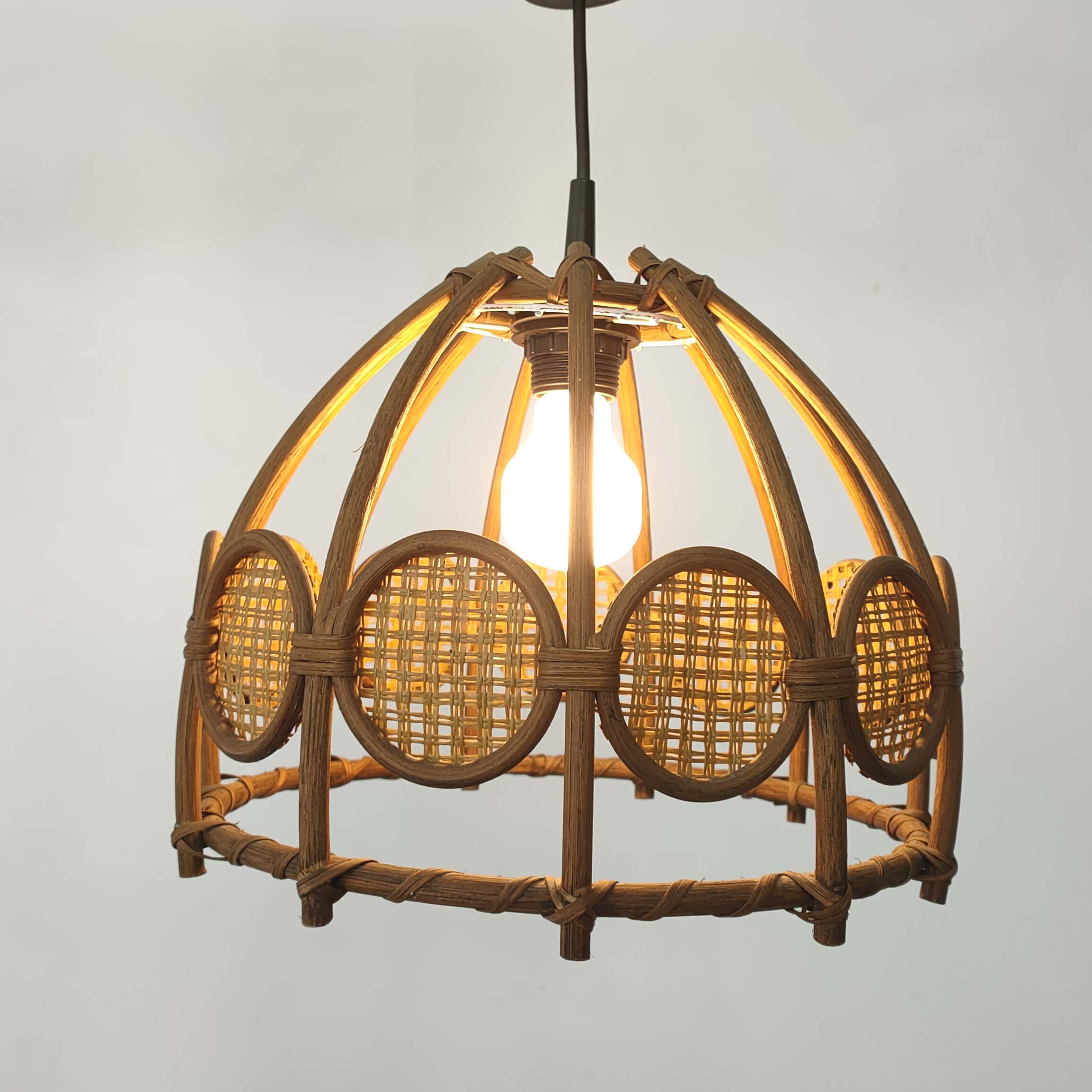 Rattan suspension and caning