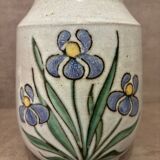 Vase gré émaillée