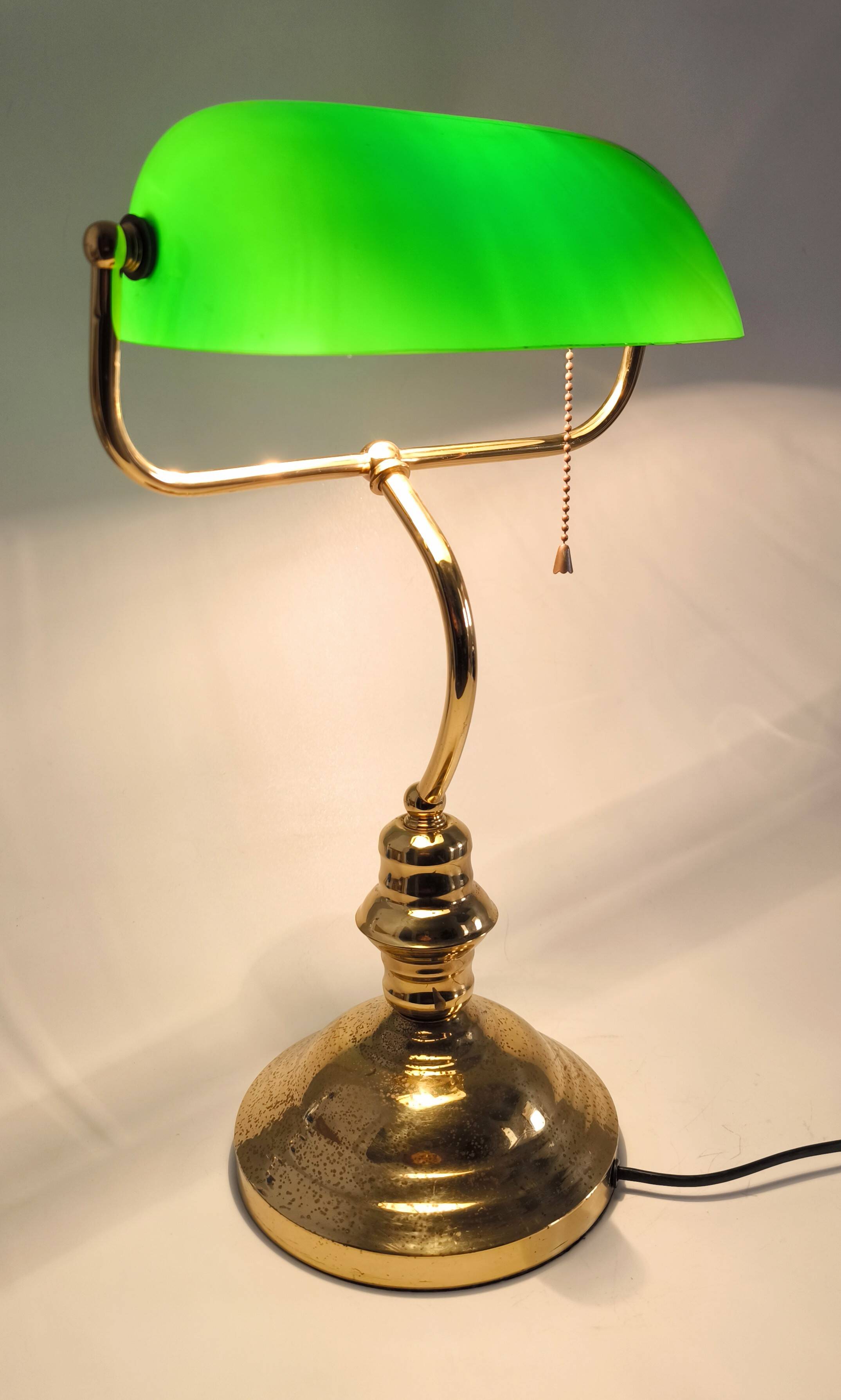 Lampe de banquier des années 80