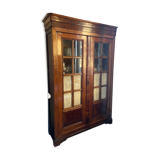 Walnut library louis Philippe XIXth century