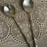 Silver-plated salad servers, Italy 1980