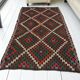 Tapis Kilim turc géométrique